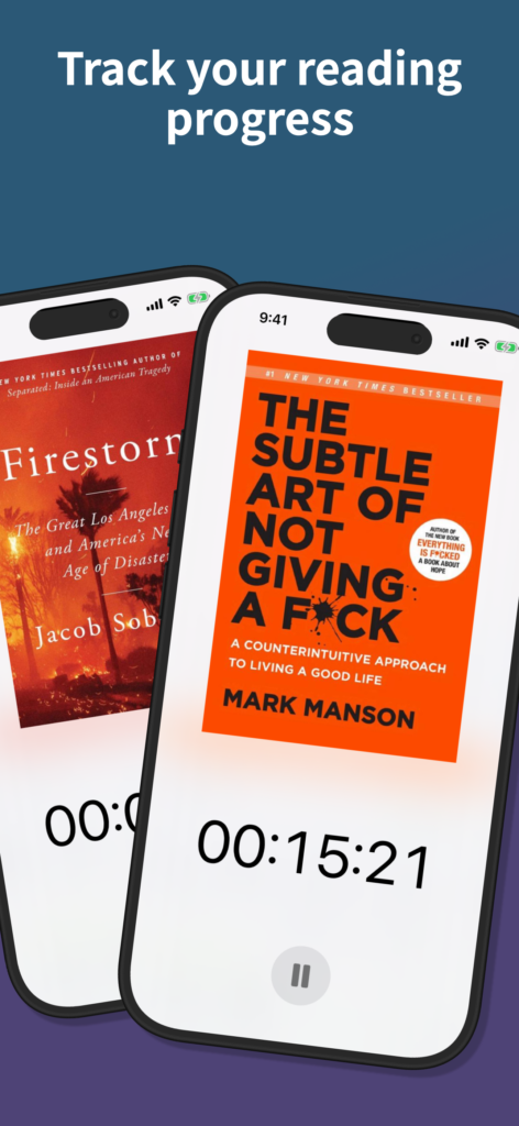 Track your reading progress.